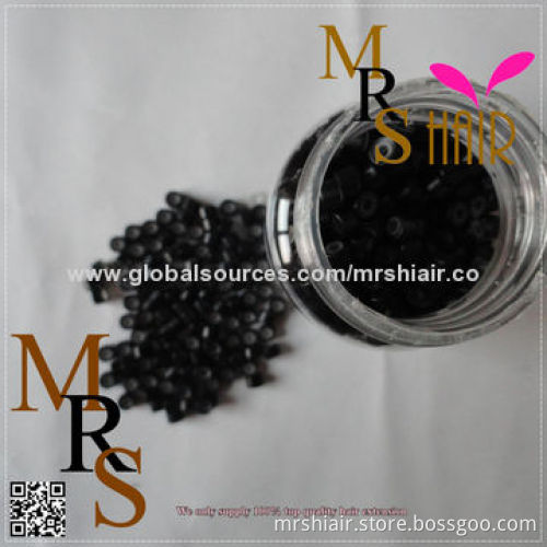 Micro link hair tubes beads silicone micro ring, loop hair, small, 4.5mm, 2.0mm